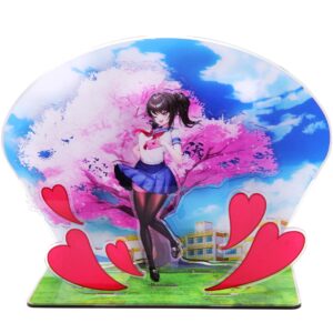 Yandere Chan Acrylic Figure Full Background Set Double Sided