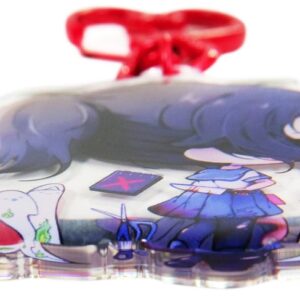 Yandere Chan Acrylic Figure keychain double sided ayano cute simulator 2-min